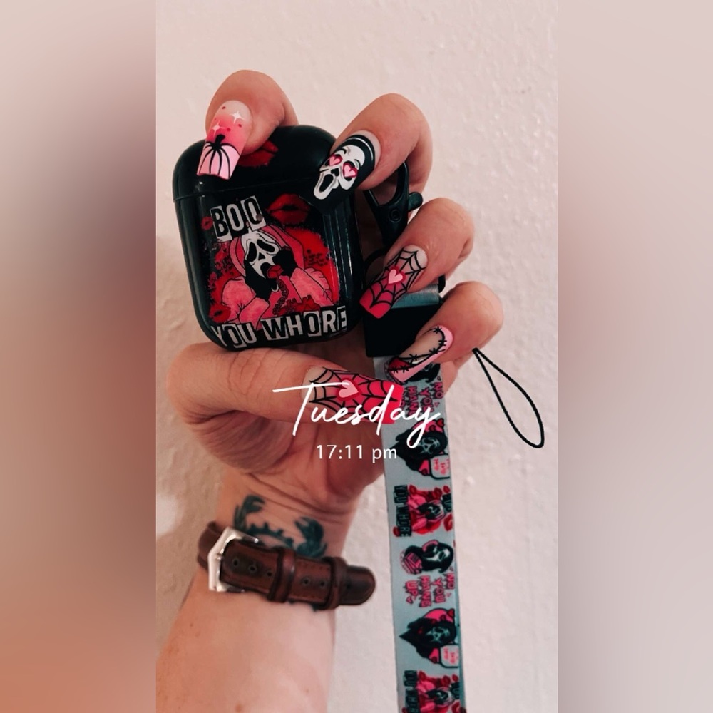 Scream Ghost Face Mean Girls AirPods Case Keyfob